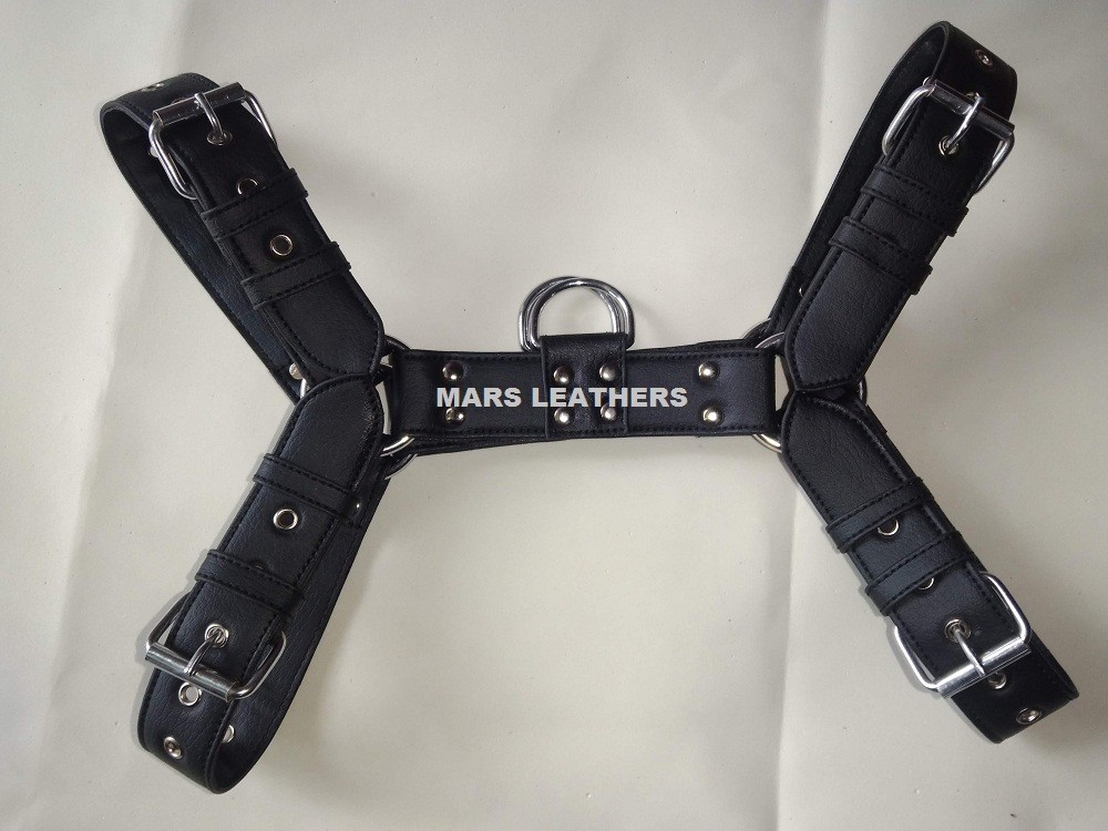 Faux Leather Body Harness