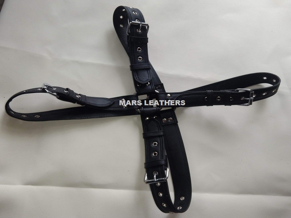 FAUX Leather Bdsm chest harness